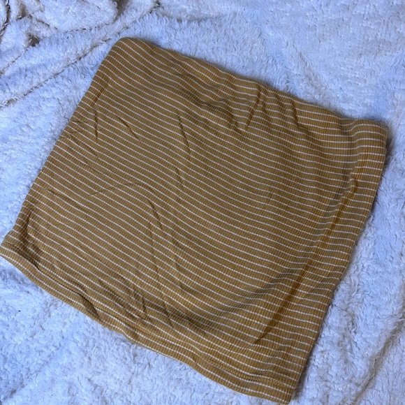 American Eagle Outfitters Tops Mustard Yellow Tube Top Poshmark